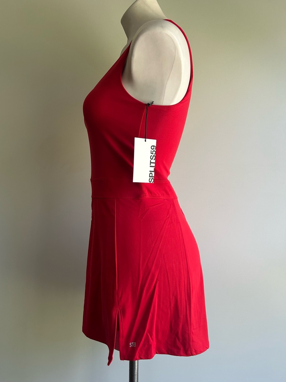 Splits59 Martina Rigor Mini Dress in Red, S NWT - Picture 11 of 16